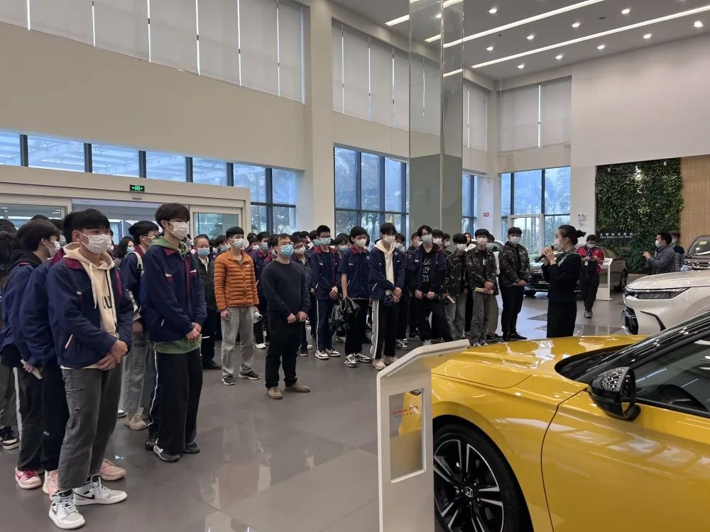走访企业参观学习，学校技校汽修学子赴广汽本田参观学习
